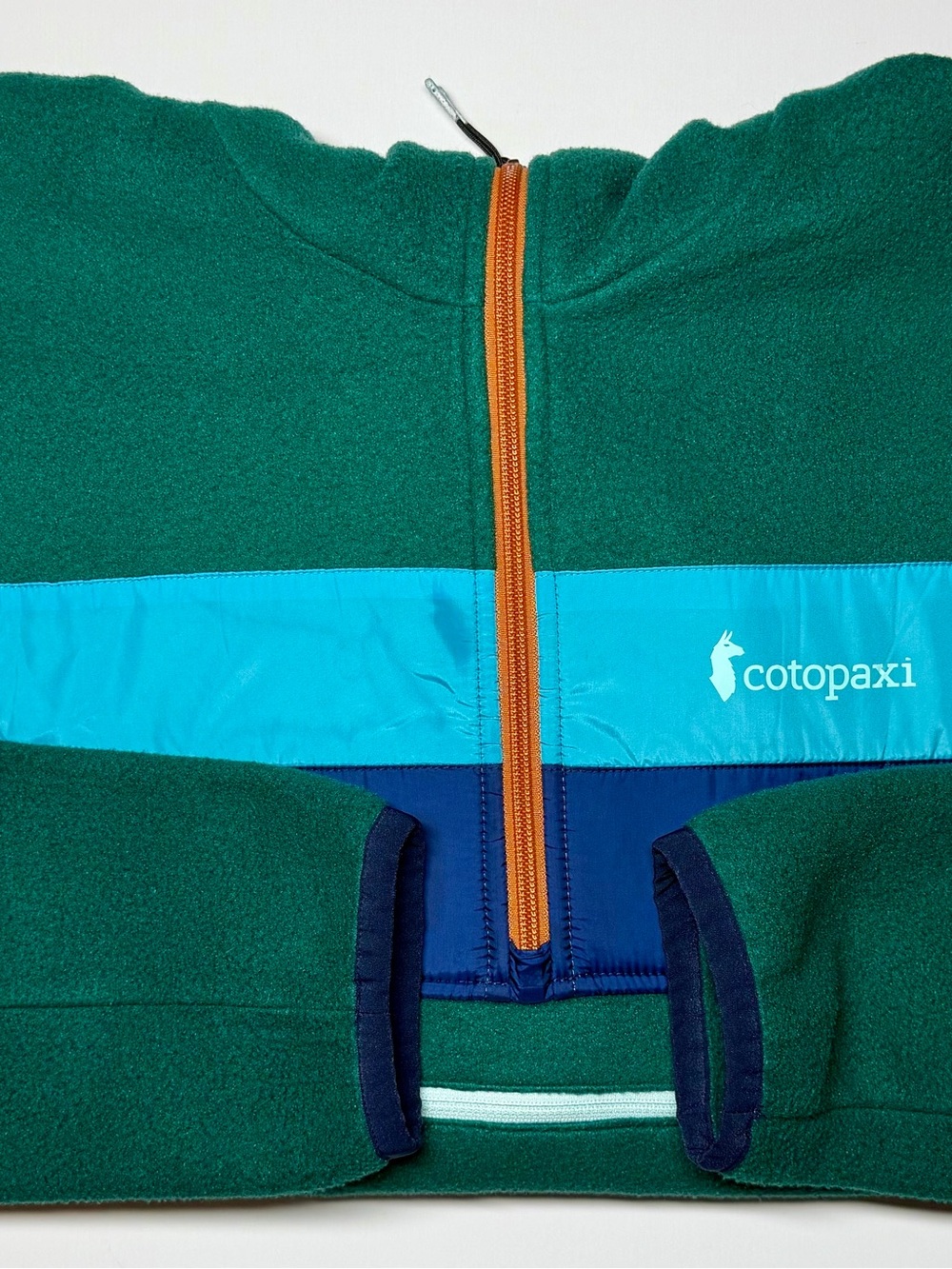 Cotopaxi Fleece Half Zip Hoodie Sweatshirt Green Men’s S